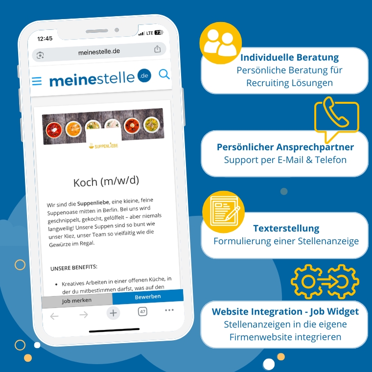 Stellenanzeigen schalten auf meinestelle.de & azubistelle.de